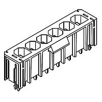 Molex 46007-1306 Shrouded Sabre 6Ckt RA V0 Hdr dr w/oLk LgTail 1950