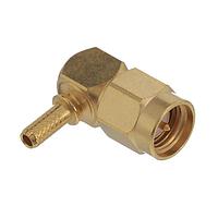 Radiall R125174000 Connectors SMA / RIGHT ANGLE PLUG CRIMP TYPE CABLE 2.6/50 D