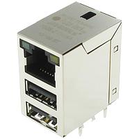 Pulse Electronics JW0-0009NL RJ45 USB Connector USB/RJ45 COMBO 10/10