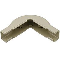 HellermannTyton TSR1I-29 Wire Ducting & Raceways External Corner Cover, 3/4", 1" Bend Radius, PVC, Ivory, 1/bag