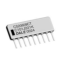 Vishay Dale CS20612CTC500J221K Ceramic Capacitor Networks 220pF 5% Cap Network