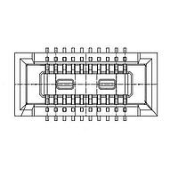 Hirose Electric DF40TC(3.0)-20DS-0.4V(51) Board Mount BOARD TO FPC CONN, RCPT, 20POS