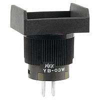 NKK Switches YB03WKW01 Panel Mount Indicators / Switch Indicators RECT BUSHING MOUNT PANEL SEAL BODY ONLY