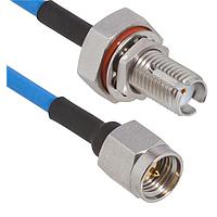 Amphenol SV Microwave 7029-3408 RF Cable Assemblies SMA Female Keyed (18 embly for .085 Cabl