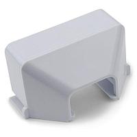 HellermannTyton TSR2W-12 Wire Ducting & Raceways Reducer, 1-3/4" to 3/4" (TSR3 to TSR1), PVC, White, 10 Individual/pkg