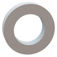 Essentra Components 17W08765 Flat Washer Flat Washer, .531 ID, .870 OD, .187 Thick