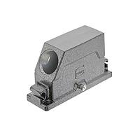 HARTING 19405241683 Hoods 24B HPR Compact Hood, LC (narrow), Central Lever Locking, 45deg Entry, M40