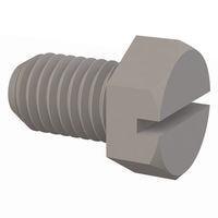 Essentra Components 3262511100 Slotted Hex Slotted Hex Screw, 5/8-11 Thread, 1 Lg