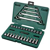 SATA 09010 35PC. 1/4 & 3/8inch DR. E-TORX SOCKET & WRENCH SET (METRIC)