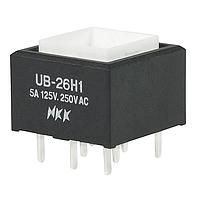 NKK Switches UB26SKW035F Sealed DP ON-ON BRT GN AG