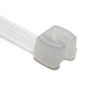 HellermannTyton 109-00001 Cable Ties Q Tie, 4.1" Long, 18lb Tensile Strength, PA66, Natural, 100/pkg