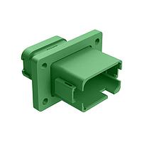 Amphenol SINE Systems AT04-12PC-BL05 Connectors 12 Pos Rcpt Fng Mnt Conn Pin Grn Key C