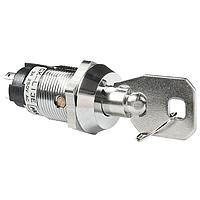 NKK Switches CKL13ETW01-003 Keylock Switches SPDT TUBULAR SLUG