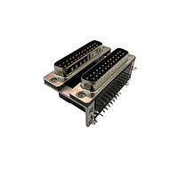 Adam Tech DPD-25-01-B3 Dual Port D-Sub Connectors D-SUB DUAL PORT 25 WAY SOCKET/PL