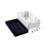 Hammond Manufacturing 1554J2GYSL Enclosures General Enclosure - Grey/Smoke Lid - 6.3 x 3.5 x 2.4in - Polycarbonate - N4X