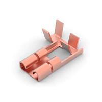 AMP Connectors - TE Connectivity 100645-3 Flag Tab 250 FASTON,FLAG,REC.,14-17AWG,PHBRZ