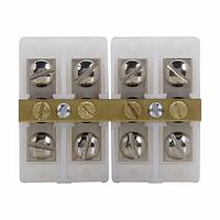 Eaton Bussmann NUSC8WC-WH Barrier Terminal Blocks NUSC Series Terminal Blocks w/Cover
