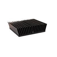 Advanced Thermal Solutions ATS024024025-MF-8X Component maxiFLOW BGA Heat Sink, Slant Fin, No TIM, Black Anodized, 24x24x25mm (LxWxH)