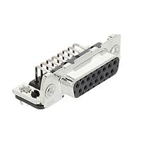 AMP Connectors - TE Connectivity 1-106506-2 High Density D-Sub Connectors 15P RECPT R/A BOARDLOCK MET