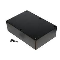 Hammond Manufacturing 1591XXFBK Flanged Enclosure Flame Retardant ABS 8.7x5.9x2.3" Black
