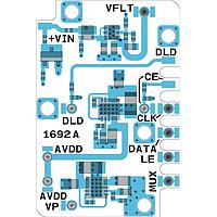 Quantic X-Microwave XR-C7Y8-0609D-SP LDO Voltage Regulator Voltage Regulator, LT3045EDD#TRPBF [PCB: 1692]Spring Pins