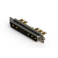 EDAC 627-17W5222-3N2 Mixed Contact D-Sub Connectors Vertical Combo Dsub