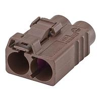 Rosenberger 59Z115-000F Accessories Plastic housing Jack Straight F Brown