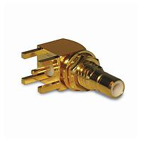 Amphenol RF 142184 PCB Connectors SMB JACK BULKHEAD RIGHT ANGLE PCB