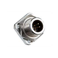 Amphenol LTW BSD-08PMMP-SS7001 Standard Circular Connector Ceres, Standard Size, Metal, 5A, 08 pins, Male Connector, Male Contact, Square, Screw Thread, PCB 180, Receptacle, IP67