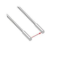 Banner Engineering IA.31.7ST5ETA Glass Fiber Sensors Glass Fiber; Opposed Mode 0.5 mm dia. Bundle; Tight Right-Angle Tip With Flats; Stainless Sheathing 0.51 m Long; Terminated For Plastic Fiber Sensors