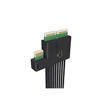 Amphenol FCI CBL280011A Mini Cool Edge Connectors EDSFF and CXL Memory overpass cable for AI & ML, mate w/MET008402413011,500mm