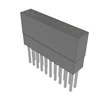 Samtec ESQ-110-24-T-D Sockets Elevated Socket Strip
