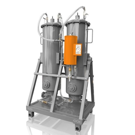 Industrial oil drying equipment for moisture removal and filtration