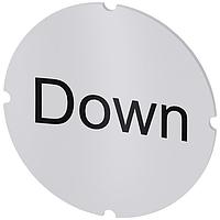 SIEMENS 3SU19000AB710DM0 Insert Label, Down INSERT LABEL F. ILLUM PUSHBUTTON, DOWN