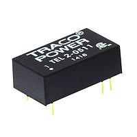 TRACO Power TEL 2-1223 Isolated Product Type: DC/DC; Package Style: DIP-16; Output Power (W): 2; Input Voltage: 9-18 VDC; Output 1 (Vdc): 15; Output 2 (Vdc): -15; Output 3 (Vdc): N/A