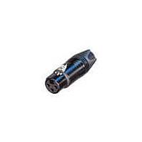 NEUTRIK NC3FXX-14-BAG-D Connectors 3P F CBL END XX-14 BLACK/SILVER - BULK