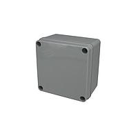 Bud Industries PTS-25310 NEMA/IP Rated PC+10% Fiberglass Box (4.9 X 4.9 X 3 In)