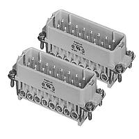 Amphenol Tuchel C146-10A016-104-4 Inserts Pin Insert 16 Way Heavy Mate