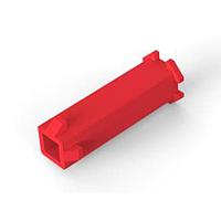 AMP Connectors - TE Connectivity 1-172156-2 Receptacle Housings 1 POS CAP MINI RED