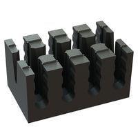 Essentra Components OFSMB-4-05GFBK Cable Mounting & Accessories OFBLT Slotted Hldr,Black