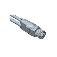 Amphenol LTW SB-040000-F00-YSB02 Sensor Cables / Actuator Cables Circular Metric Connector, Y Cable, Metal, B Coding, 4A, 04 pins, Female Connector, Female Contact, Screw Thread, Length 2000 mm, IP68 Mated