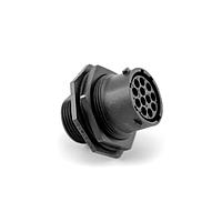 Amphenol SINE Systems RTS714N12S03 Connectors RECEPTACLE JAM NUT SIZE 14 12POS SOCKET