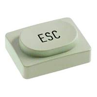 RAFI 5.80.071.184/9216 Switch Bezels / Switch Caps Keycap Legend 1 1/4 Mod Dk.Gray