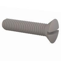 Essentra Components 331032A087 Slotted Countersunk 82 Slotted CSK Screw, #10-32 Thread, 7/8 Lg