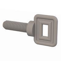 Essentra Components 0131218FHWS100 Thumb Screw Wing Screw, Flat Head, 5/16-18 Thread