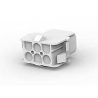 AMP Connectors - TE Connectivity 1586860-1 Receptacle Housings 06P CAP HSG NAT