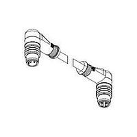 Molex 1201080174 Sensor Cables / Actuator Cables MIC 4P M/MP 90/90 D-CODED 1M SHLD TPE
