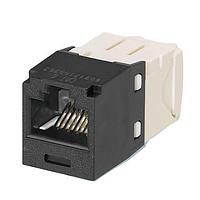Panduit CJ688TGBL Modular CATA6 RJ45 8POS 8 WIRE UNIV BLK
