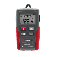 Triplett ACDL100 True RMS AC Voltage/Current Datalogger (600VAC, 200AAC, True RMS,)