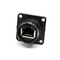 Amphenol Socapex RJF54421RA Circular RJF544PushPullSqFlng RcptFemRJ45RtAng